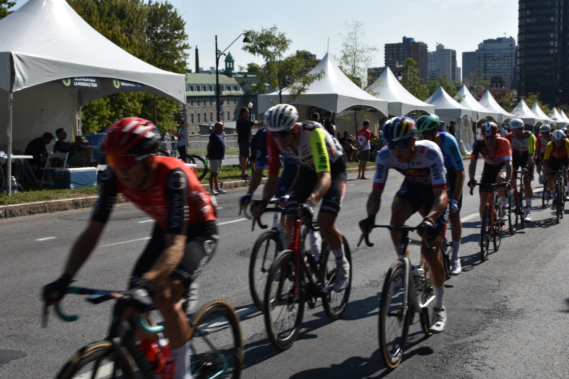 Peloton Through Downtown